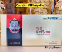 cao sâm VIP hộp 4 lọ
