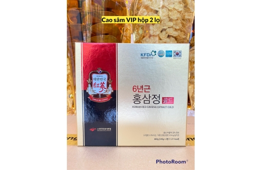 Cao sâm VIP hộp 2 lọ