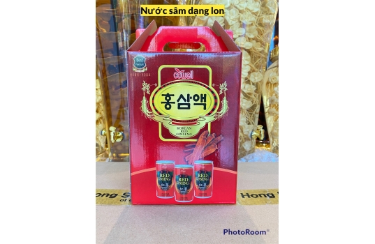 Nước sâm dạng lon