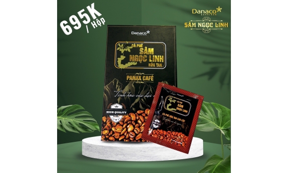 Cafe sâm ngọc linh hòa tan