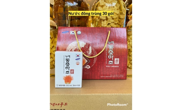 Nước đông trùng 30 gói 