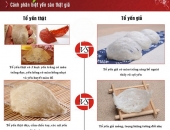 Hướng dẫn cách phân biệt yến thật, yến giả - Phi Hoàng yến thật 100%